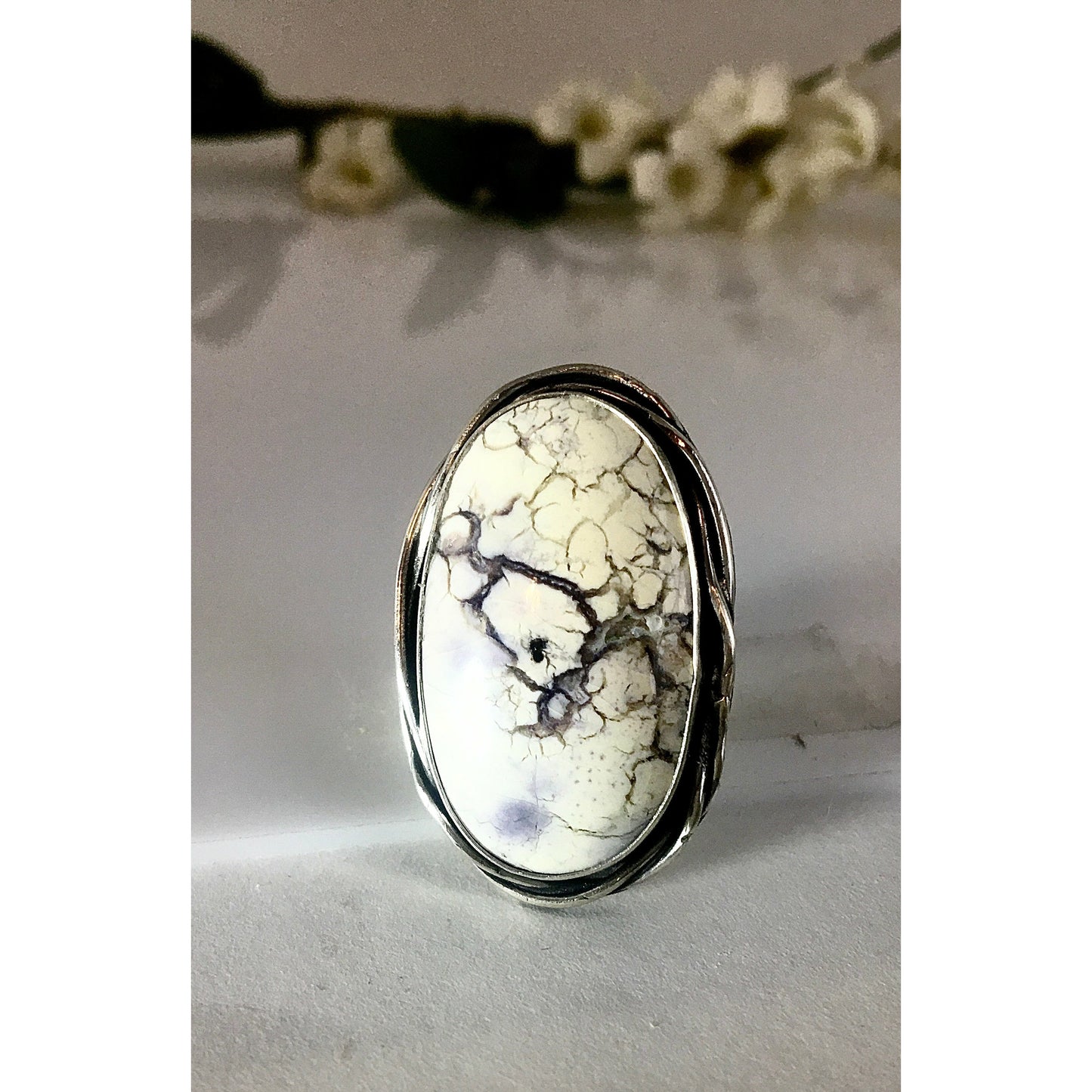 Tiffany Stone Sterling Silver Ring