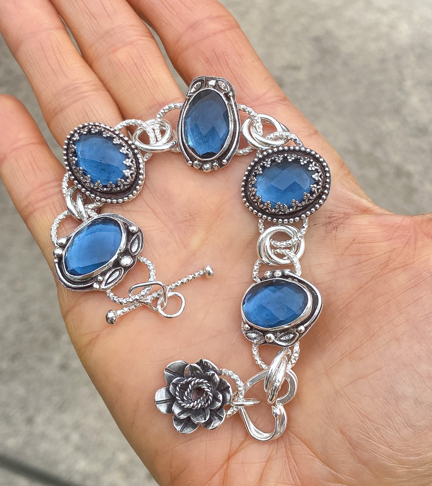 London Blue Topaz Multi Stone Bracelet