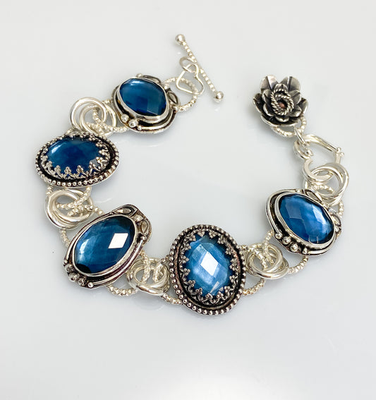 London Blue Topaz Multi Stone Bracelet